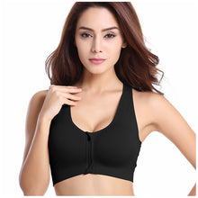 Load image into Gallery viewer, Women Zipper Push Up Yoga Bras
