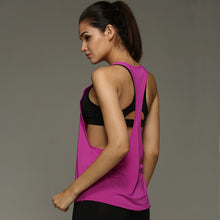 Load image into Gallery viewer, Sexy Backless Fitness Yoga Tops
