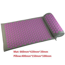 Load image into Gallery viewer, Massage Yoga Mat with Pillow
