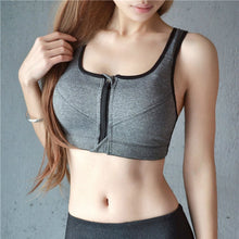 Load image into Gallery viewer, High Quality Zipper Sports Bras
