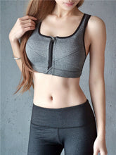 Load image into Gallery viewer, High Quality Zipper Sports Bras
