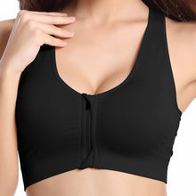 Load image into Gallery viewer, Women Zipper Push Up Yoga Bras
